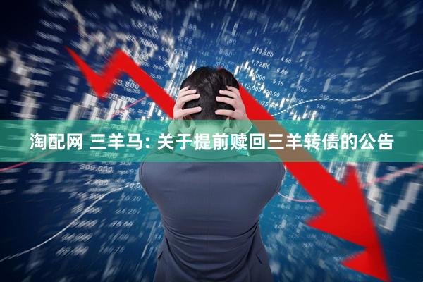 淘配网 三羊马: 关于提前赎回三羊转债的公告